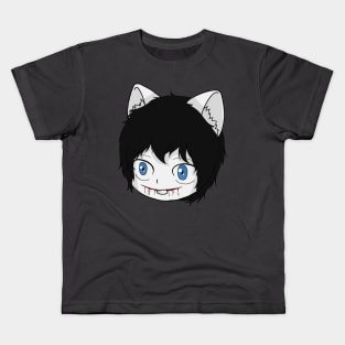 creepypasta jeff the killer cat Kids T-Shirt